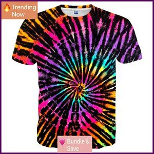 Unisex Graphic Print T-Shirt, Polyester Spandex, True to Size S-XXL